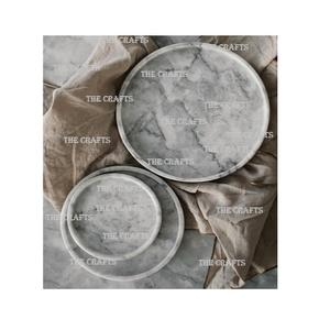 Bol de service en marbre de couleur verte au design admirable, de forme ronde, qualité exclusive, bol à nourriture en marbre à vendre - Product Image 5