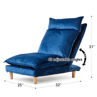 Canapé-lit moderne haut de gamme pour salon, confortable, pliable, tatami, inclinable, dossier réglable, fauteuil de sol