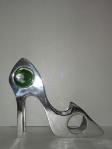 Round Shape Luxury Modern Vantage Silver <b>Wine</b> <b>Rack</b> Bar Accessories - Product Image 5