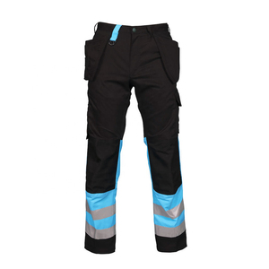 Top Quality <b>Men</b> Working <b>Trousers</b> Work Wear <b>Red</b> Multi Pockets Construction Safety Pant <b>for</b> Adults - Product Image 1