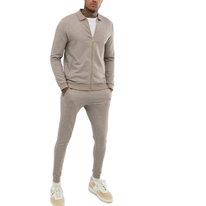 Chándal de invierno de diseño personalizado, de manga larga con cremalleras, chándal con capucha con tu propio logotipo, venta al por mayor - Product Image 1