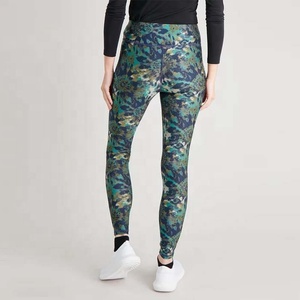 Leggings de sport pour femmes, taille mi-haute, longueur intégrale, avec poches latérales, extensibles dans quatre directions, anti-transpiration, pour l'entraînement et la course à pied - Product Image 4