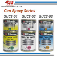 GOOD USE Résine Époxy Bi-composants, Colle Mastic Résistante aux Acides et aux Alcalis, Rapport de Mélange 1:1, Pour Réparation de Fissures en Gros pour la Construction