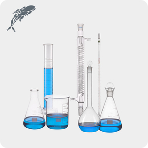 Suministros de laboratorio de química de la escuela