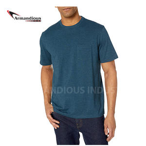 เสื้อยืดคอกลมแขนสั้นทรงปกติสำหรับผู้ชาย คุณภาพสูง ผลิตตามสั่ง แห้งเร็ว เป็นมิตรกับสิ่งแวดล้อม ระบายอากาศได้ดี ผ้าถักน้ำหนักเบา สีพื้น - Product Image 6