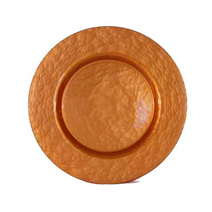 Placa de cargador de calidad superior Diseño de lujo Nuevo diseño Placa de cargador de metal decorativa Placa de cargador en relieve - Product Image 1
