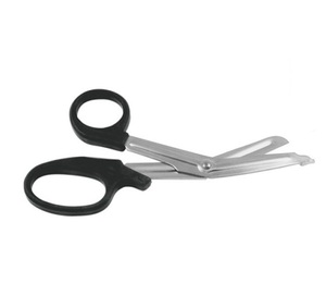 Instruments chirurgicaux de haute qualité, ciseaux à bandes universels, poignée en plastique, noir en acier inoxydable de 14.5 cm qualité allemande - Product Image 1