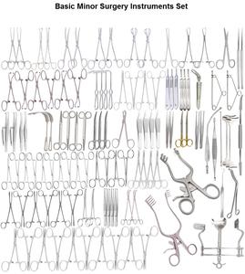 Juego de Instrumentos Quirúrgicos Grandes para Cirugía Menor Básica, 116 Piezas, Acero Inoxidable, Manual - Product Image 4