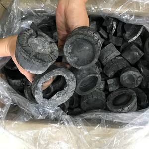 Charbon de bois de bambou de qualité supérieure Energy Flame, bois dur noir, 70-80% de carbone fixe, <2% de soufre, durée de combustion de 2,5 à 3 heures, charbon de bois de 4 mm - Product Image 4