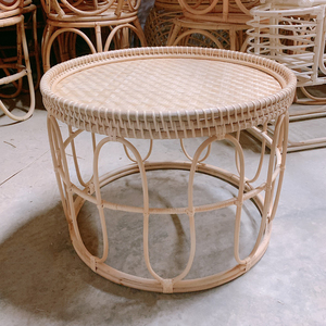 Mesa de centro de ratán hecha a mano de alta calidad, superventas, muebles de sala de estar modernos de Vietnam, 50cm - Product Image 5