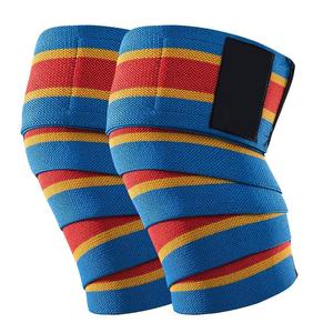 Emballages de genoux avec sangle pour homme et femme, accessoire de musculation, avec crochet et boucle qui soulève les genoux, pour la gymnastique - Product Image 3