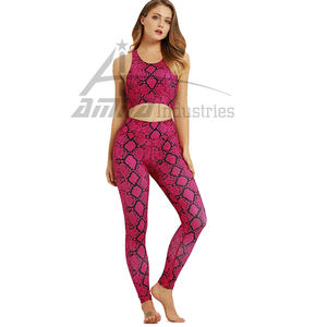 Conjunto de Yoga sublimado para mujer, conjunto de Yoga de alta calidad hecho a medida, tamaño adulto - Product Image 1