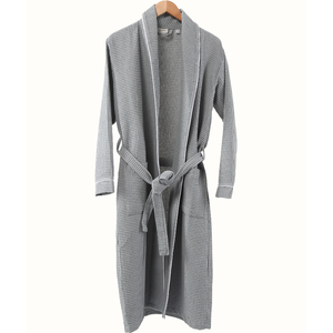 OYA HOME Unisex Long Waffle <b>Shawl</b> Collar Bath Robe Spa Robe for Men and Women - Product Image 5