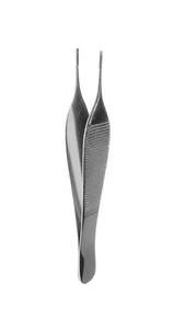 Instrumentos quirúrgicos dentales Adson, pinzas de tejido médico 1x2 dientes con plataforma de atado 12cm de acero inoxidable CE ISO - Product Image 3