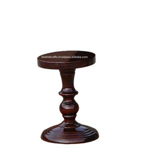 Dernier bougeoir de table décoratif pour la maison Nouveau design sur support en bois Porte-pilier d'occasion de Noël Ensemble de 3 pièces - Product Image 5