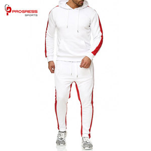 Vente en gros OEM personnalisé conçu pour l'hiver, à la mode, ensemble de survêtements de jogging à motif solide pour hommes - Product Image 6