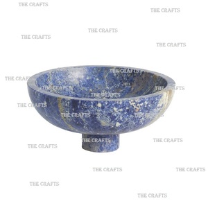 Extremely Good Design Marble White Color <b>Bowl</b> With Metal Base Serving <b>Bowl</b> <b>For</b> Chocolates Salad And <b>Dessert</b> <b>Bowl</b> - Product Image 2