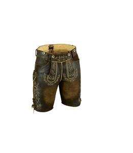 Lederhosen para Hombre en Gamuza de Cabra Uring Dunkel - Product Image 1