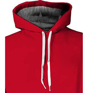 Chaqueta de Otoño con Capucha de Manga Larga para Hombre de la Mejor Calidad, Transpirable, Ecológica, de Punto, con Diseño Personalizado, Estampado Puff, Patrón Sólido - Product Image 4