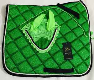 NUEVO JUEGO DE MANTILLAS DE SILLERA DE DISEÑO CON FORRO DE ALGODÓN Y RELLENO DE POLIÉSTER, Opciones Personalizadas para Equitación - Product Image 2