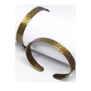 Vintage 1990 California Handmade Red <b>String</b> Muslim Metal Cuff Geometric Jewelry Gold <b>Black</b> 7mm Hexagon Gold Bangle Jewelry - Product Image 4
