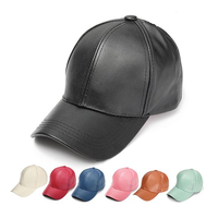 Casquette de baseball en cuir véritable, style classique, ajustable, mode décontractée, logo personnalisé, pour extérieur