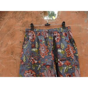 Premium indio algodón estampado floral de talla grande verano otoño primavera cómodo pijama de Punto 2 piezas conjunto ropa de dormir al por mayor - Product Image 4