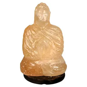 Lord Buddha Himalaya Rosa Salz Kristall Lampe Beste Buddhismus Dekoration Stück-Sain Enterprises