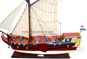 แบบจำลองเรือยอชท์ไม้ยูเทรชท์ สเตตันจาค - เรือไม้ - Product Image 6