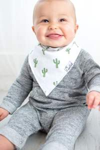 Bavoirs en coton biologique pour bébés, fabrication OEM - Product Image 3