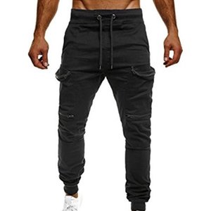 Wholesale 2021 Gym <b>Trouser</b> <b>Man</b> Casual <b>Trousers</b> Multiple Pockets Customized logo and OEM Services - Product Image 5