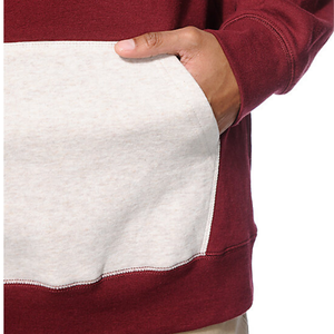 2024 nouveauté hommes de haute qualité personnalisé polaire rayure à capuche Polyester/coton automne saison impression plaine teint Technique - Product Image 6
