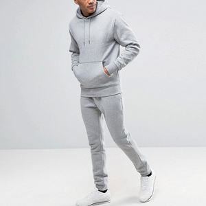 Ensemble de survêtements à fermeture éclair pour hommes, survêtements 2 pièces à capuche et pantalon long avec bloc de couleurs - Product Image 6