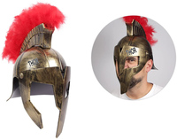 Casque Roman Spartacus Antique Achille Troy Trojan Casque Spartan Warrior Casque Tête Couvrant Alsino