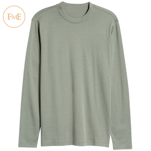 T-shirt manches longues unisexe, à col ras du cou, en coton, personnalisé, Fitness, Gym, nouvelle collection 2020 - Product Image 5