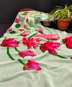 Nuevo atractivo aspecto rico desgaste de fiesta bordado pesado Sari de red con pieza de blusa ropa de mujer India precio bajo venta al por mayor Surat Apparelgarment - Product Image 3