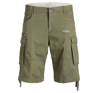 Wholesale Summer Cargo <b>Shorts</b> for Men Outdoor Multi-Pockets Casual Pants With Pattern <b>Decoration</b> Plain Dyed Pantalon Cortos - Product Image 5