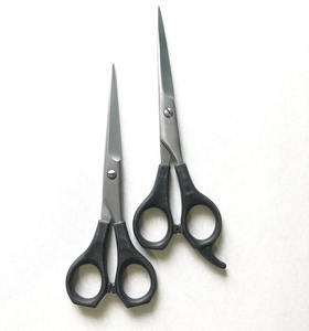 Thép Không Gỉ Lưỡi Đen Nhựa Xử Lý Giấy Cắt Kéo Kéo Tóc Với Biểu Tượng Tùy Chỉnh Kéo Cắt - Product Image 6