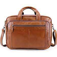Official Carrying Handmade Genuine Leather Laptop Bags Wholesale Low Price Durable Korean Unique Design Stylish Laptop Briefcase - Product Image 5