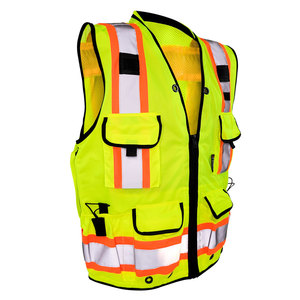 เสื้อกั๊ก Hi-Viz ทรงสลิมฟิต,เสื้อสวมศีรษะแขนยาวแบบเต็มตัวเสื้อกั๊กเพื่อความปลอดภัยในการทำงานปรับแต่งโลโก้ได้ - Product Image 3