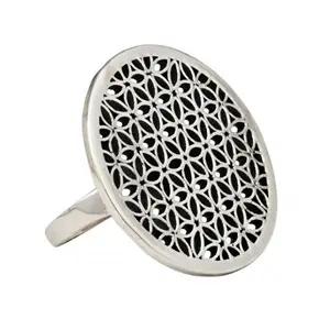 Classsy Flower Of Life Ring Design Handmade Ring 925 Sterling Silver Jewelry Wholesale Factory Price