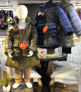 Veste de parachute longue avec pantalon, intérieur pour enfants, nouveau design de veste d'hiver pour bébés filles, nouvelle collection 2020 - Product Image 2