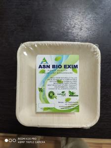 Vajilla desechable de hoja de palma Areca, ecológica, incluye platos y cuencos para fiestas con intrincada técnica de grabado - Product Image 4