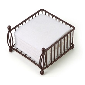 Porta Servilletas Cuadrado de Hierro y Cristal con la Mejor Calidad al Mejor Precio - Product Image 2