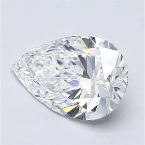 Igi VVS2ลูกแพร์สังเคราะห์0.54กะรัต F ตัดเพชรห้องปฏิบัติการสีขาว7.24-4.60*2.74อัญมณีควอตซ์ธรรมชาติสีน้ำเงินอัญมณีหลวม - Product Image 2