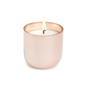 Récipient à bougie cylindrique en or rose en cuivre Design élégant Parfait pour la décoration de la maison et du mariage Meilleure qualité - Product Image 3