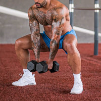 Pantalones cortos para correr para hombre, 2 en 1, entrenamiento, gimnasio, Fitness, novedad de 2022