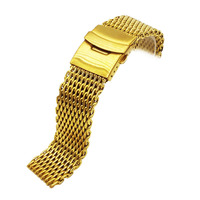 Correa de Reloj Milanesa de Malla de Acero Inoxidable 304 de 18/20/22/24 mm al por Mayor