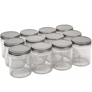Bocaux rondes en verre transparent peint, pièces, <span class=keywords><strong>4</strong></span> oz, pour la fabrication de bougies - Product Image 4