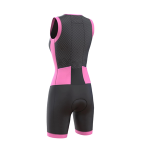 Combinaison de cyclisme de triathlon pour femmes, légère, écologique, en TISSU INTELLIGENT, sans couture, recyclable, séchage rapide, respirante, avec logo personnalisé - Product Image 4